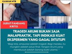 Tragedi Arumi Bukan Saja Malapraktik, Tapi Indikasi Kuat Eksperimen Gagal yang Ditutupi