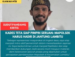 Kades Teta Siap Pimpin Seruan: Mapolsek Harus Hadir di Jantung Lambitu