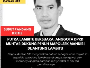 Putra Lambitu Bersuara: Anggota DPRD Muhtar Dukung Penuh Mapolsek Mandiri di Jantung Lambitu
