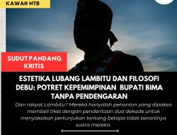 Estetika Lubang Lambitu dan Filosofi Debu: Potret Kepemimpinan  Bupati Bima Tanpa Pendengaran