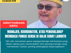 Manajer, Koordinator, Atau Penghalang? Membaca Fungsi Sekda Di Balik Surat Lambitu