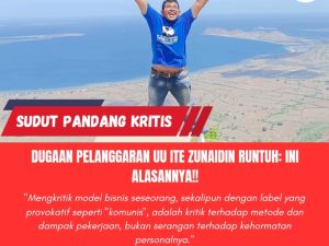 Dugaan Pelanggaran UU ITE Zunaidin Runtuh: Ini Alasannya!!