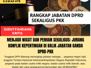 Menjadi Wasit Dan Pemain Sekaligus: Jurang Konflik Kepentingan Di Balik Jabatan Ganda DPRD-PKK
