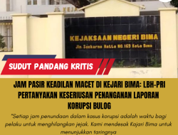 Jam Pasir Keadilan Macet di Kejari Bima: LBH-PRI Pertanyakan Keseriusan Penanganan Laporan Korupsi Bulog