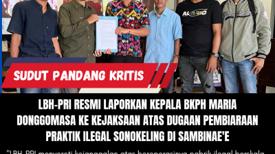 LBH-PRI Resmi Laporkan Kepala BKPH Maria Donggomasa ke Kejaksaan Atas Dugaan Pembiaraan Praktik Ilegal Sonokeling Di Sambinae’e