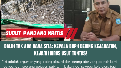 Dalih Tak Ada Dana Sita: Kepala BKPH Beking Kejahatan, KEJARI Harus Usut Tuntas!