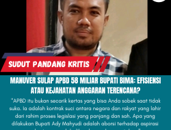 Manuver Sulap APBD 58 Miliar Bupati Bima: Efisiensi atau Kejahatan Anggaran Terencana? 