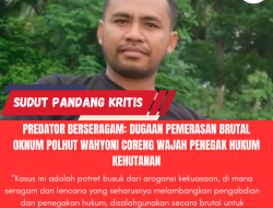 Predator Berseragam: Dugaan Pemerasan Brutal Oknum Polhut Wahyoni Coreng Wajah Penegak Hukum Kehutanan