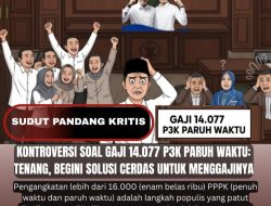 Kontroversi Soal Gaji 14.077 P3K Paruh Waktu: Tenang, Begini Solusi Cerdas Untuk Menggajinya