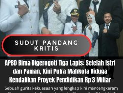 APBD Bima Digerogoti Tiga Lapis: Setelah Istri dan Paman, Kini Putra Mahkota Diduga Kendalikan Proyek Pendidikan Rp 3 Miliar