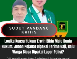 Logika Kuasa Hukum Erwin Bikin Malu Dunia Hukum: Jubah Pejabat Dipakai Terima Gaji, Baju Warga Biasa Dipakai Lapor Polisi?
