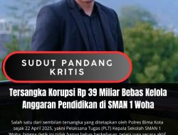 Tersangka Korupsi Rp 39 Miliar Bebas Kelola Anggaran Pendidikan di SMAN 1 Woha