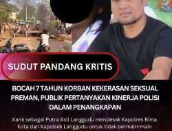 Bocah 7 Tahun Korban Kekerasan Seksual Preman, Publik Pertanyakan Kinerja Polisi dalam Penangkapan