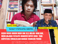 Bedah Kasus Hukum Hibah IAIN 20,5 Miliar: Bung Nar, Menelanjangi Fatalnya Manuver Bupati Bima yang Berpotensi Dimakzulkan Bahkan Terancam Pidana 