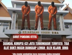Skandal Korupsi 431 Juta Terbongkar! Ternyata Tiga Alat Bukti Masih Dianggap Lemah Oleh Kejari Bima 