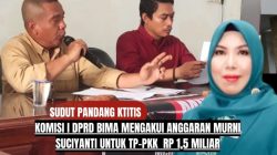 Komisi I DPRD Bima Mengakui Anggaran Murni Suciyanti Untuk TP-PKK Rp 1,5 Miliar