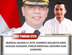 Skandal Mahar 45 Juta: Diamnya Walikota Bima Adalah Jawaban, Publik Menduga Lindungi Adik Kandung