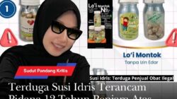 Terduga Susi Idris Terancam Pidana 12 Tahun Penjara Atas Peredaran Sediaan Farmasi Ilegal 