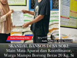 SKANDAL BANSOS DESA SOKI: Main Mata Aparat dan Koordinator, Warga Mampu Borong Beras 20 Kg, Si Miskin Menjerit!