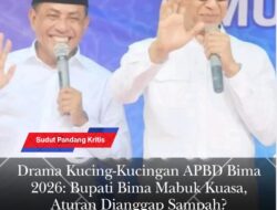 Drama Kucing-Kucingan APBD Bima 2026: Bupati Bima Mabuk Kuasa, Aturan Dianggap Sampah?