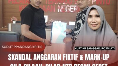 SKANDAL ANGGARAN FIKTIF & MARK-UP GILA-GILAAN: Pilar-Ntb Resmi Seret Kepala UPT KB Sanggar ke Meja Kejaksaan Negeri Bima!