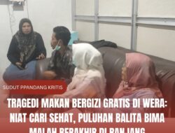 Tragedi Makan Bergizi Gratis di Wera: Niat Cari Sehat, Puluhan Balita Bima Malah Berakhir di Ranjang Puskesmas!