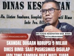 Skandal Dugaan Korupsi 9 Miliar Dikes Bima: Saat Puskesmas Disulap Jadi Tong Sampah Obat Mati, Siapa yang Pesta Pora?