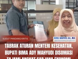 Tabrak Aturan Menteri Kesehatan, Bupati Bima Ady Mahyudi Disomasi Tajam! Angkat Sarjana Ekonomi Pimpin Dinas Kesehatan