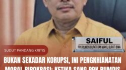 Bukan Sekadar Korupsi, Ini Pengkhianatan Moral Birokrasi: Ketika Sang PPK Rumdis Bupati dan Wabup Bima Saeful Bahri Menjadi Predator Uang Rakyat!