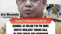 SKANDAL 63 MILIAR P3K PW BIMA: Rakyat Menjerit Tunggu Gaji, Pejabat BPKAD Aris Munandar Malah Asyik Plesiran ke Taiwan Pakai Bunga Deposito?
