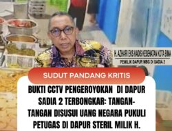 BUKTI CCTV PENGEROYOKAN DI DAPUR SADIA 2 TERBONGKAR: Tangan-Tangan Disusui Uang Negara Pukuli Petugas di Dapur Steril Milik H. Azhari